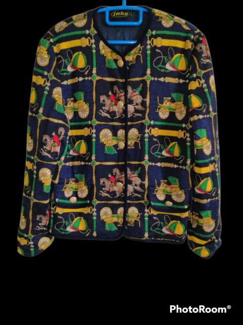 Other Designers Vintage - Vintage INKA made in italy light Jacket Sweater WOOL
