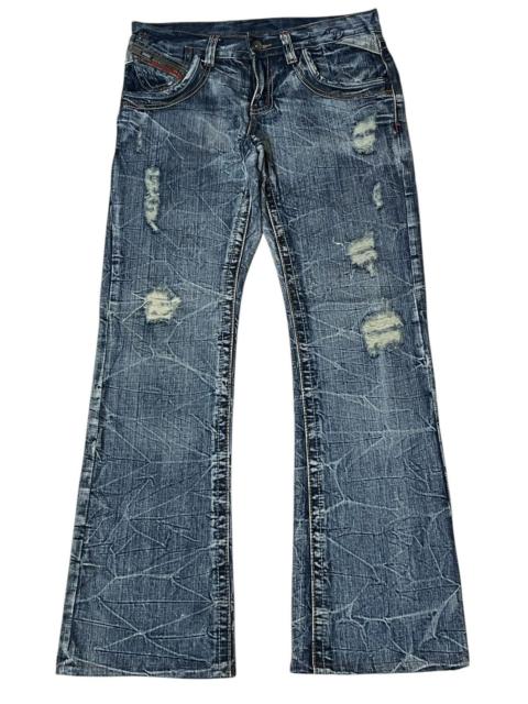 Other Designers semanticdesign - FLARE🔥VINTAGE SEMANTIC DESIGN JAPAN DISTRESSED FLARE JEANS