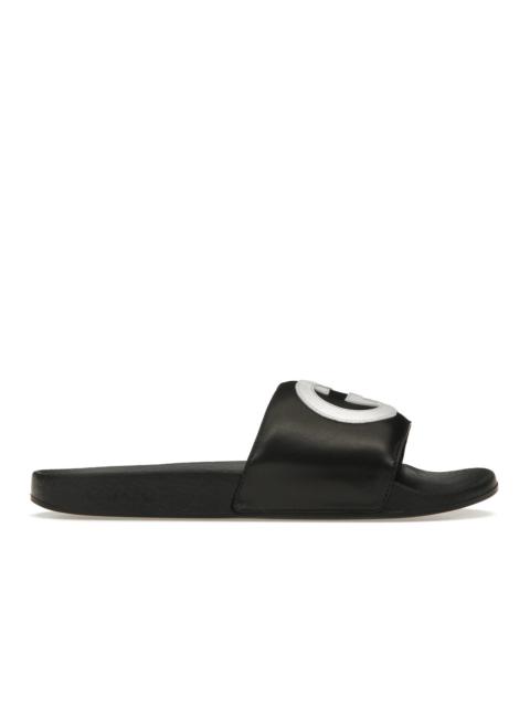 GUCCI Gucci Slide Interlocking G Leather Black (Women's)