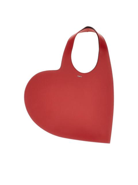 COPERNI LEATHER DOUBLE HEART TOTE BAG