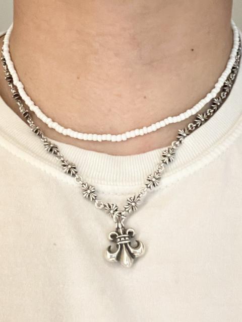 Vintage - Y2K Japan Clean White Beads Necklace
