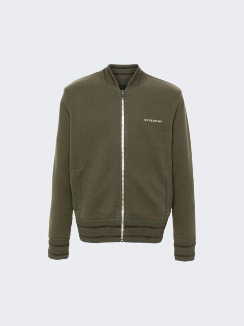 Givenchy Knitted Varsity Jacket Khaki