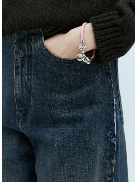 Bottega Veneta Bottega Veneta Women Loop Leather Bracelet
