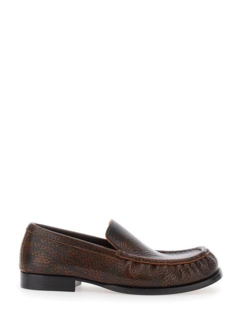Dries Van Noten Dries Van Noten Women Loafers With Brown Calf Details For Men