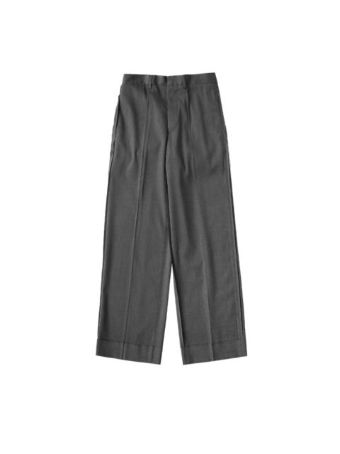 MM6 Maison Margiela Tailored Wool Pants "Dark Grey Melange"
