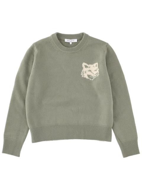 Maison Kitsuné WOOL FOX HEAD SWEATER