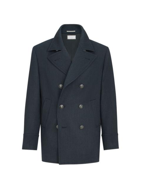 Brunello Cucinelli Brunello Cucinelli Men Wool Caban Coat
