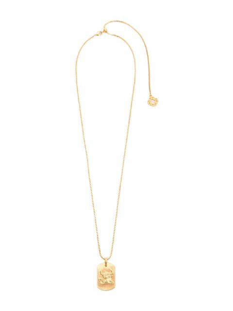 maje maje Zodiac sign plaque necklace in Taurus at Nordstrom