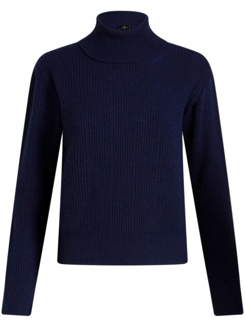 Etro cashmere turtleneck sweater