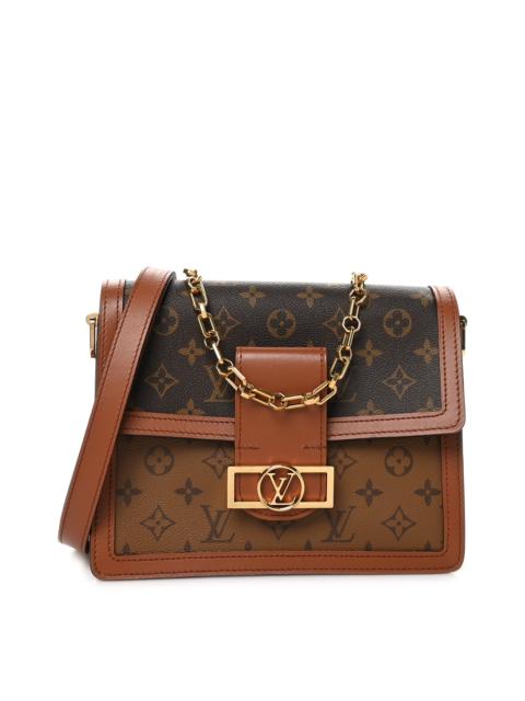 Louis Vuitton Louis Vuitton Brown Monogram Reverse Coated Canvas Dauphine MM (Authentic Pre-
Loved)