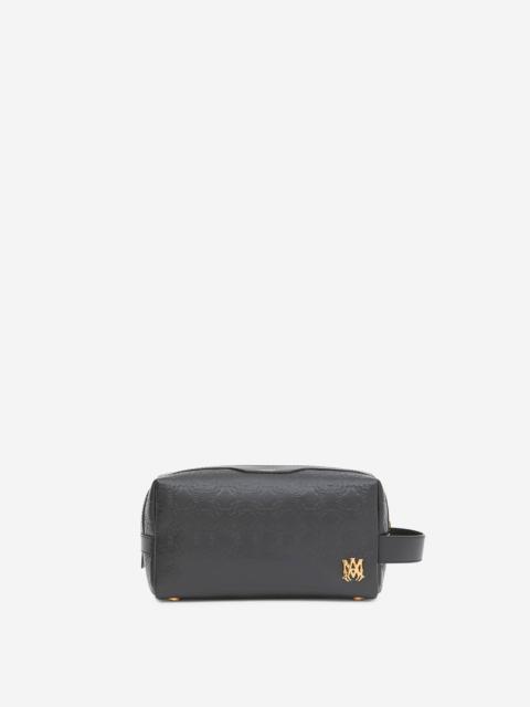 AMIRI LEATHER TOILETRY BAG