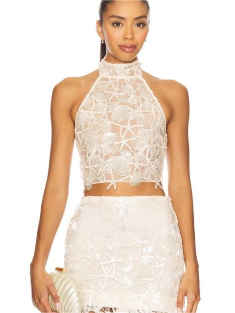 RETROFÊTE Louelle Sequin Top