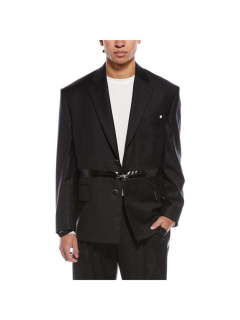 Helmut Lang Helmut Lang Zip Driver Wool Blazer