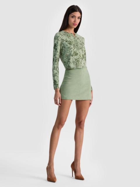 Alice + Olivia CARSON PRINTED CARDIGAN