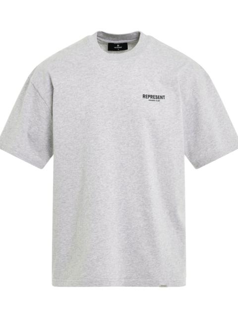 REPRESENT New Represent Owners Club T-Shirt in Ash Grey/Black