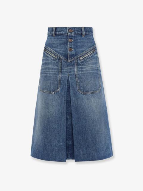 Chloe' - Chloe' Denim Midi Skirt