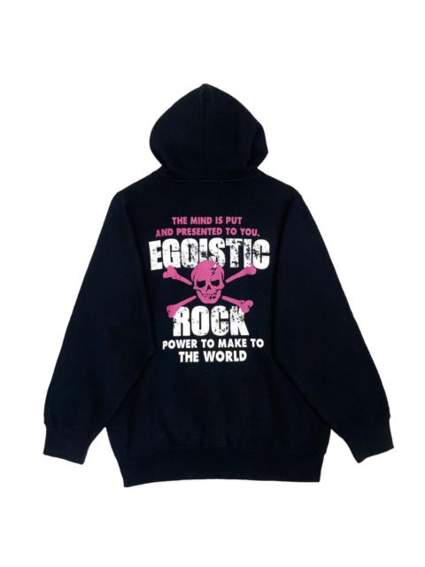 Other Designers If Six Was Nine - Egoistic Rock Hoodie Back Print Logo Tee Punk Rock