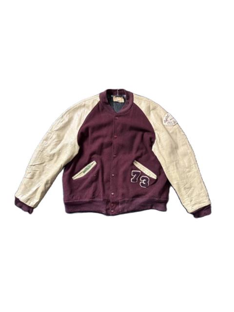 Other Designers Jeff Hamilton - VINTAGE VARSITY JACKET ELGIN UPSTATE EIGHT 9172 CHAMPS
