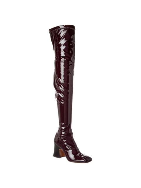 Chloé Chloé Janis Patent Over-The-Knee Boot