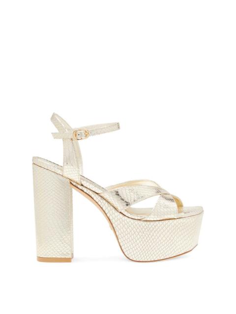 Stuart Weitzman Miami Squarehigh 140 Platform Sandal