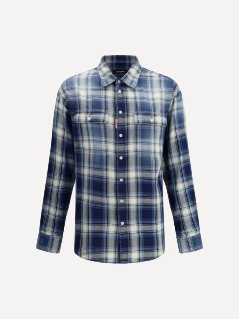DSQUARED2 Cotton check Shirt