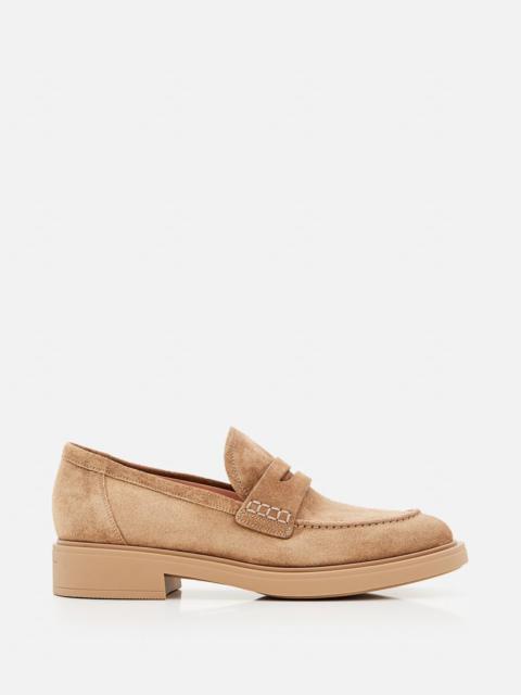 Gianvito Rossi HARRIS SUEDE LOAFERS