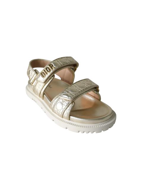 Dior Dior DiorAct Sandal Cannage Laminat Pale Gold