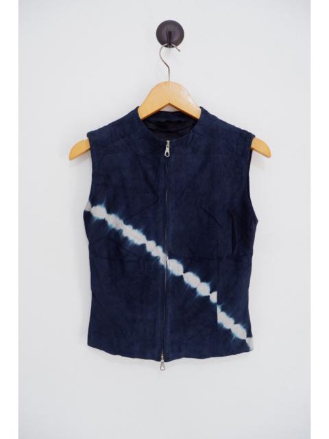 Italian Designers - Vintage Krizia Pelle Suede Leather Vest