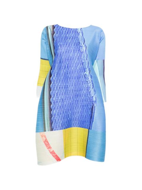 Pleats Please Issey Miyake Pleats Please Issey Miyake Women Pleated Short Dress