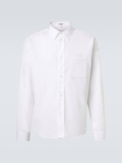 Loewe Anagram cotton poplin shirt