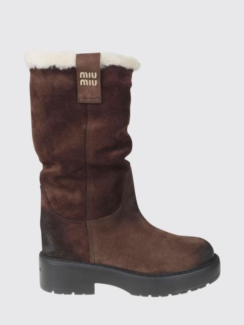 Miu Miu Miu Miu Women Boots Woman Miu Miu