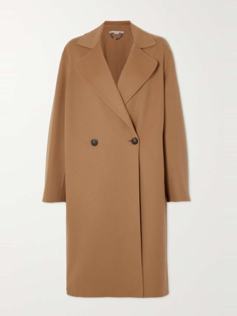 Iconic double-breasted wool coat