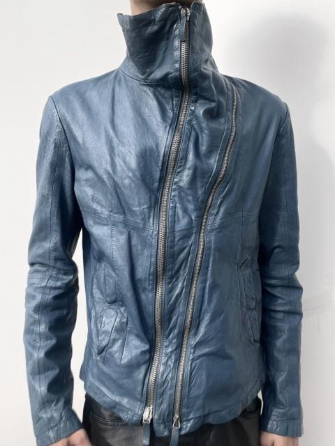 EMPORIO ARMANI SS2011 Emporio Armani Double Zipped Slave Leather Jacket