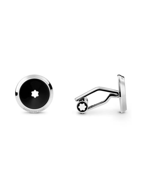 Montblanc Montblanc Star Cuff Links in Black at Nordstrom