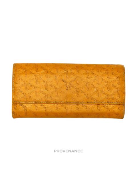 Goyard Goyard Varenne Long Wallet - Yellow Goyardine