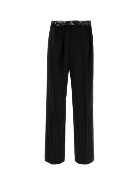 Maison Margiela Maison Margiela Men Black Wool Pant