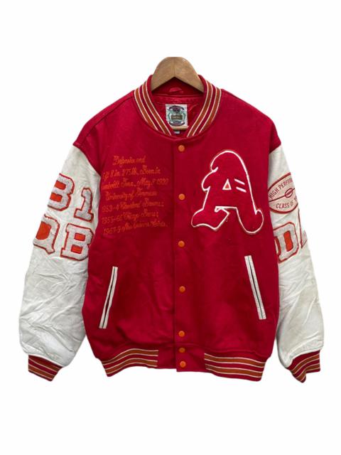Other Designers NFL - 🔥 RARE !! Vintage Doug Atkins Big Logo Varsity Jacket