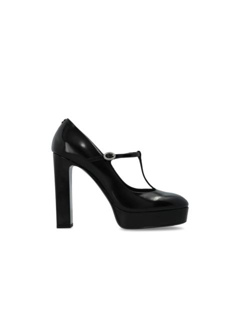JIMMY CHOO JIMMY CHOO 'Marene' Black Platform Shoes New & Authentic (Wo