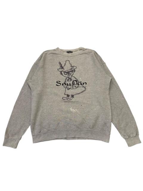 Other Designers Anime - Vintage 1990 Moomin Valley Snufkin Sweatshirt