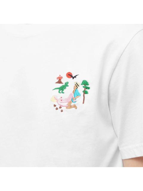 Other Designers Carne Bollente - Exploring Jurassic Embroidered tee.Like Supreme shirts