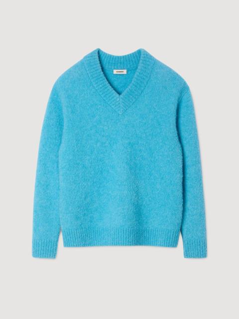 Sandro V-NECK LONG-SLEEVE SWEATER