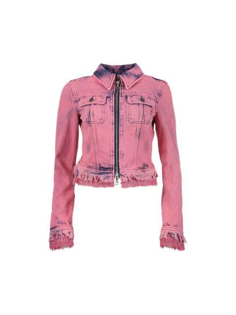 Diesel Diesel Slim Denim Zip Jacket 'Rose'
