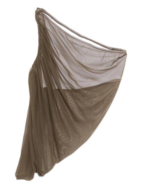 NORMA KAMALI Diana one-shoulder draped top