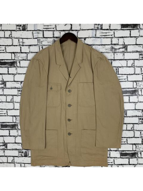 Yohji Yamamoto Y’s Bis Le Blue Collar by Yohji Yamamoto Coat Jacket