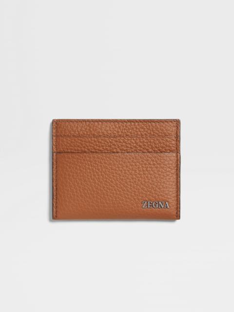 ZEGNA FOLIAGE DEERSKIN CARD CASE