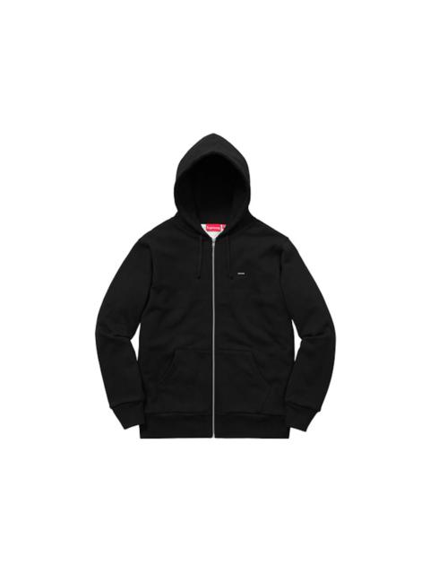 Supreme Supreme Small Box Thermal Zip Up Hoodie Black