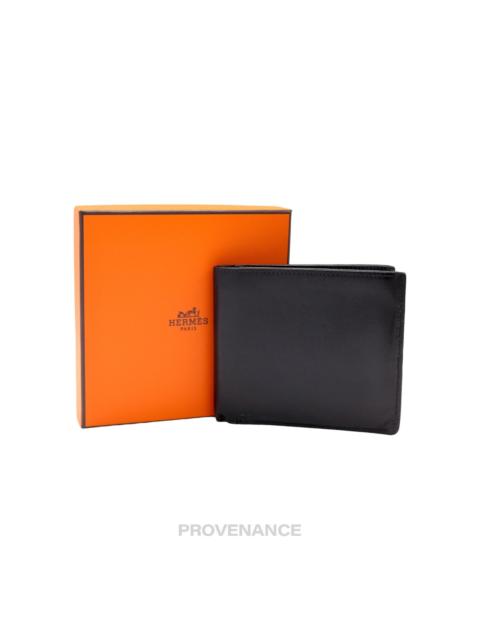 Hermès Hermès 10CC Compact Wallet - Black Noir Box Calfskin