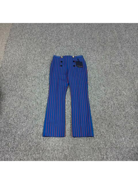 Louis Vuitton Louis Vuitton LV blue and red striped wool trousers