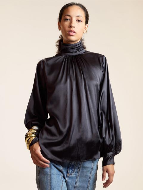CYNTHIA ROWLEY Monroe Silk Blouse