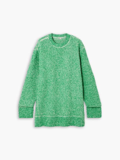 Stella McCartney Oversized cotton-blend bouclé sweater